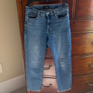 Banana Republic Light Blue mid-Rise Slim Crop Jeans